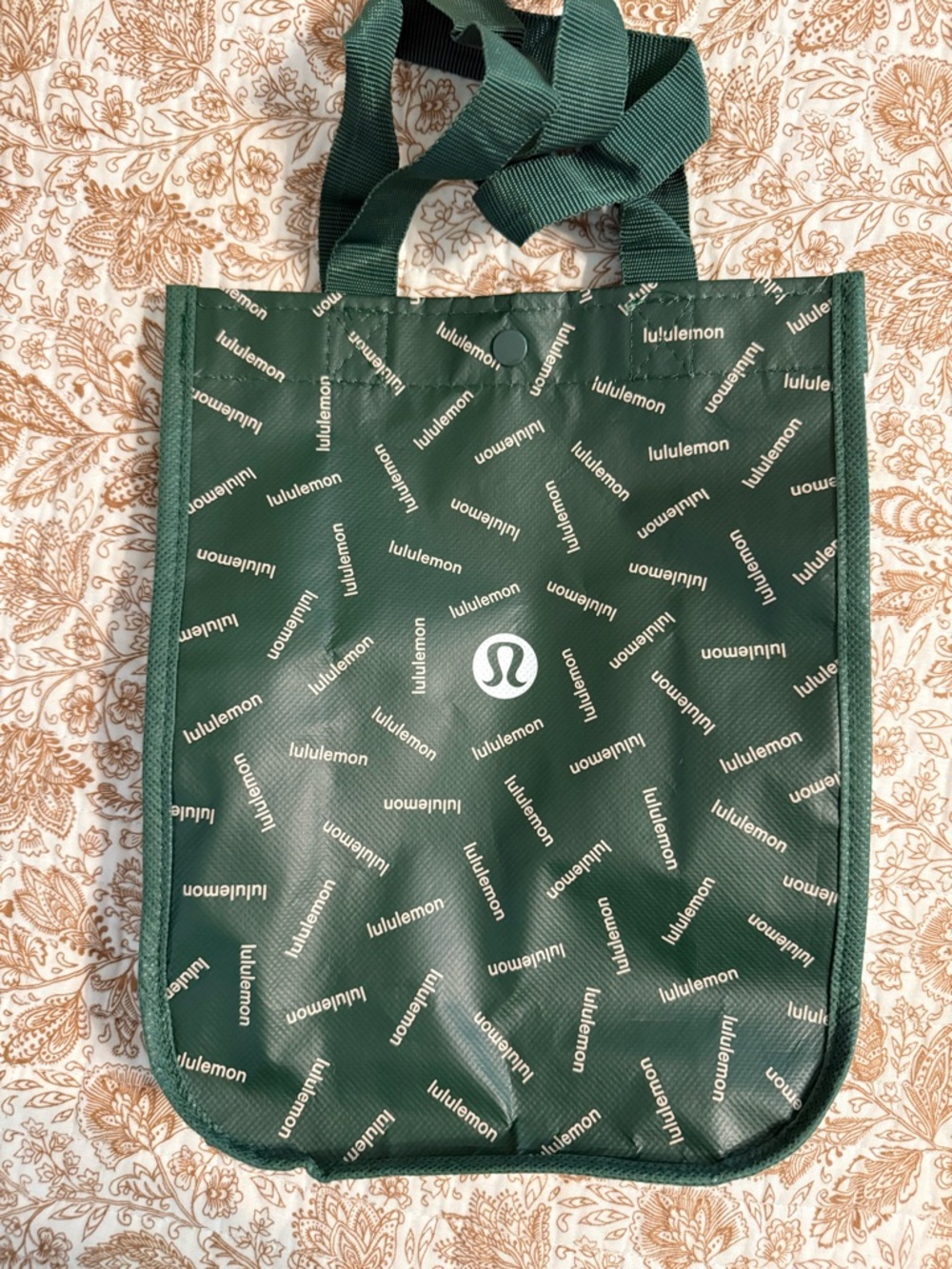 lululemon athletica Dark Green Logo Tote Bag